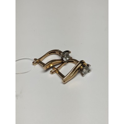 Кольцо 585проба с камнями, золото 585 (14K), вес 3.6 г.