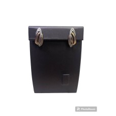 Серьги с камнями, золото 585 (14K), вес 4.84 г.
