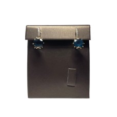 Серьги с камнями, золото 585 (14K), вес 5.87 г.