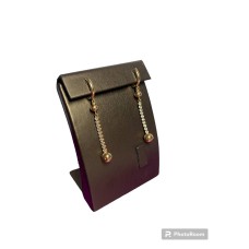 Серьги, золото 585 (14K), вес 4.32 г.