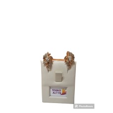 Серьги с камнями, золото 585 (14K), вес 7.6 г.
