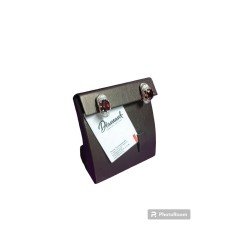 Серьги с камнями, золото 585 (14K), вес 6.66 г.