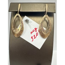 Серьги, золото 585 (14K), вес 4.41 г.