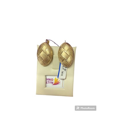 Серьги, золото 585 (14K), вес 5.3 г.