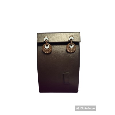 Серьги с камнями, золото 585 (14K), вес 7.83 г.