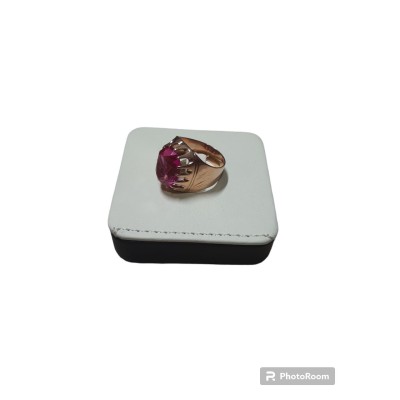 кольцо с камнем, золото 585 (14K), вес 9.53 г.
