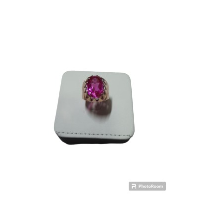 кольцо с камнем, золото 585 (14K), вес 9.53 г.