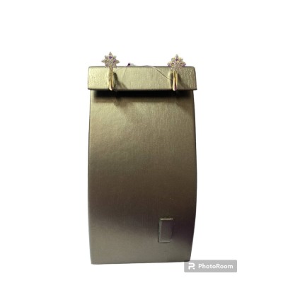 Серьги с камнями, золото 585 (14K), вес 3.93 г.