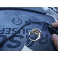Кольцо 585 14 к \ 19 размера 5,85  , золото 585 (14K), вес 5.9 г.