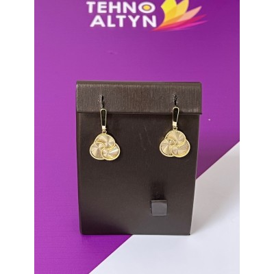Серьги, золото 585 (14K), вес 5.93 г.