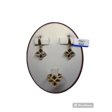 Серьги, золото 585 (14K), вес 3.7 г.