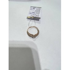 Кольцо с камнями, золото 585 (14K), вес 1.75 г.
