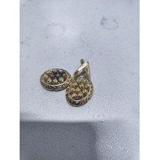 Серьги, золото 585 (14K), вес 7.32 г.