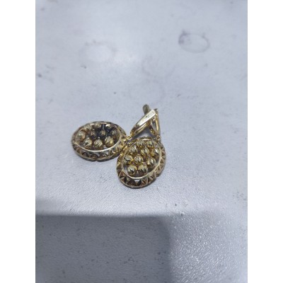 Серьги, золото 585 (14K), вес 7.32 г.