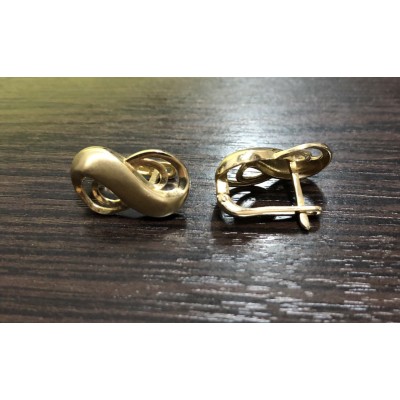 Серьги, золото 585 (14K), вес 4.17 г.