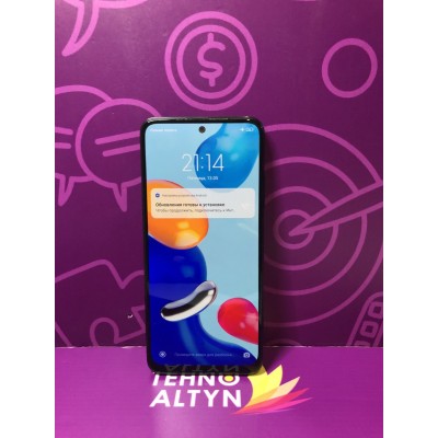  Мобильный телефон Xiaomi Redmi Note 11, 128 ГБ, синий, 4 ГБ