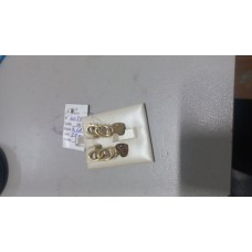 Серьги, золото 585 (14K), вес 4.56 г.