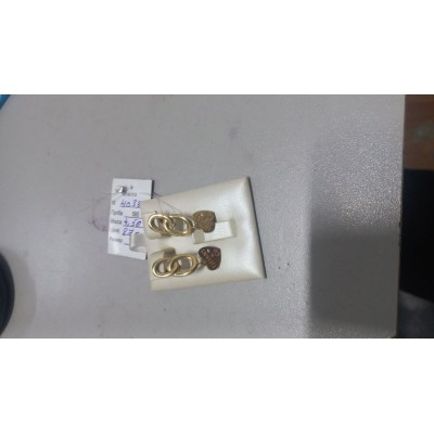 Серьги, золото 585 (14K), вес 4.56 г.