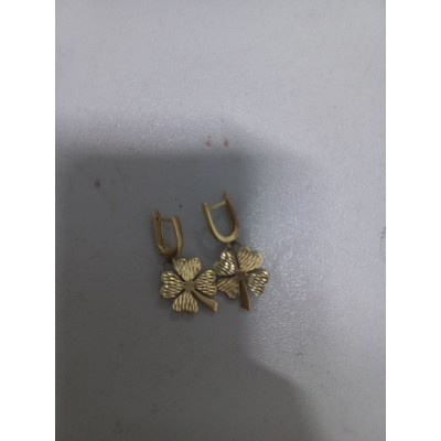 Серьги, золото 585 (14K), вес 3.88 г.